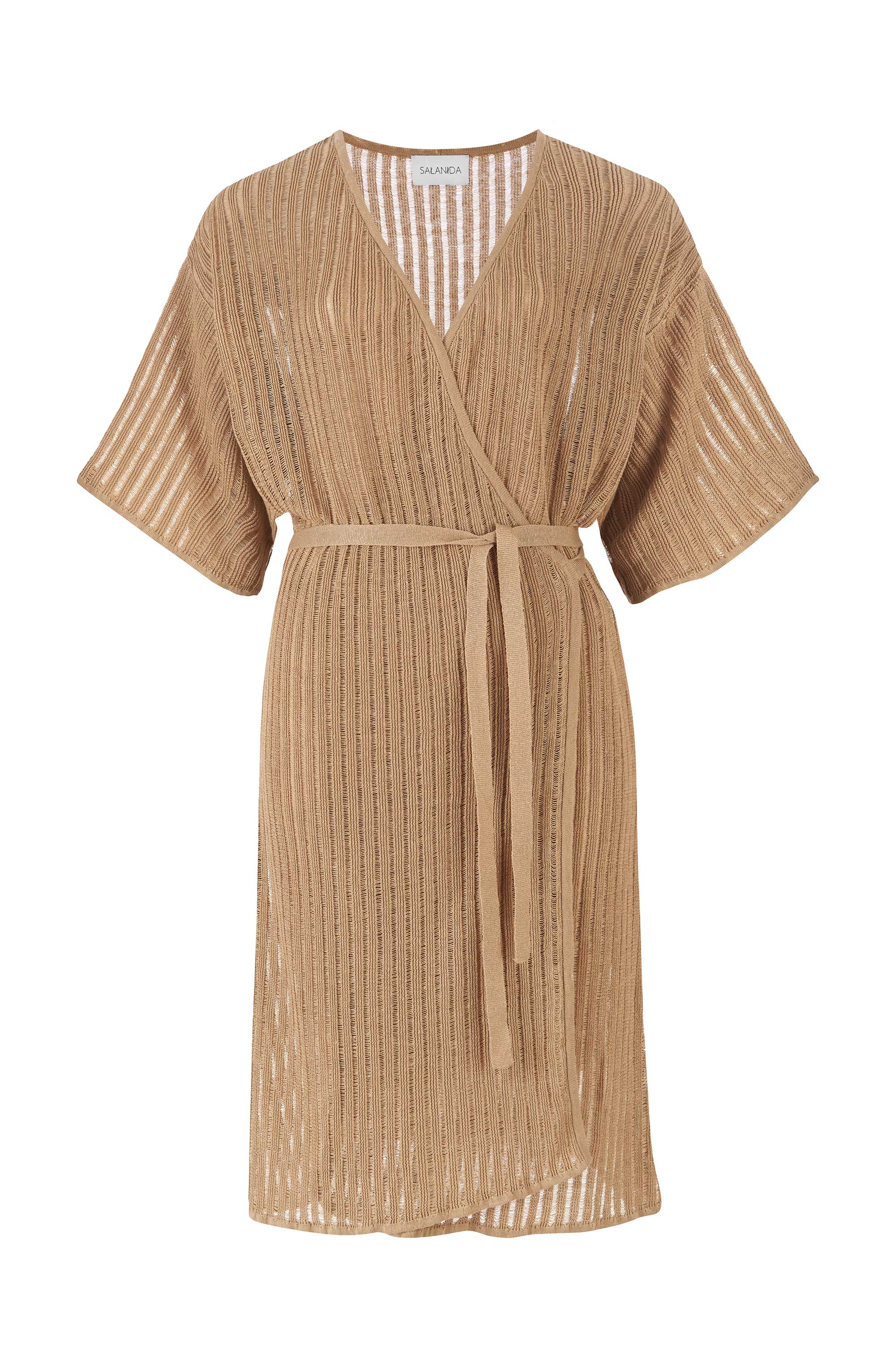 100% Linen Beach Dress - Sand