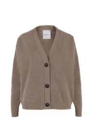 Bene 100% Merino Cardigan Taupe