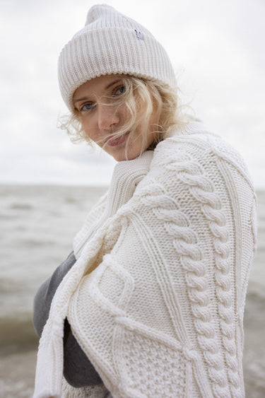 Rotondo 100% Merino Hat White