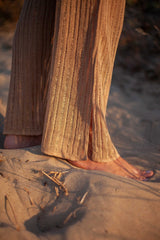 Sole Linen Beach Pants Caramel