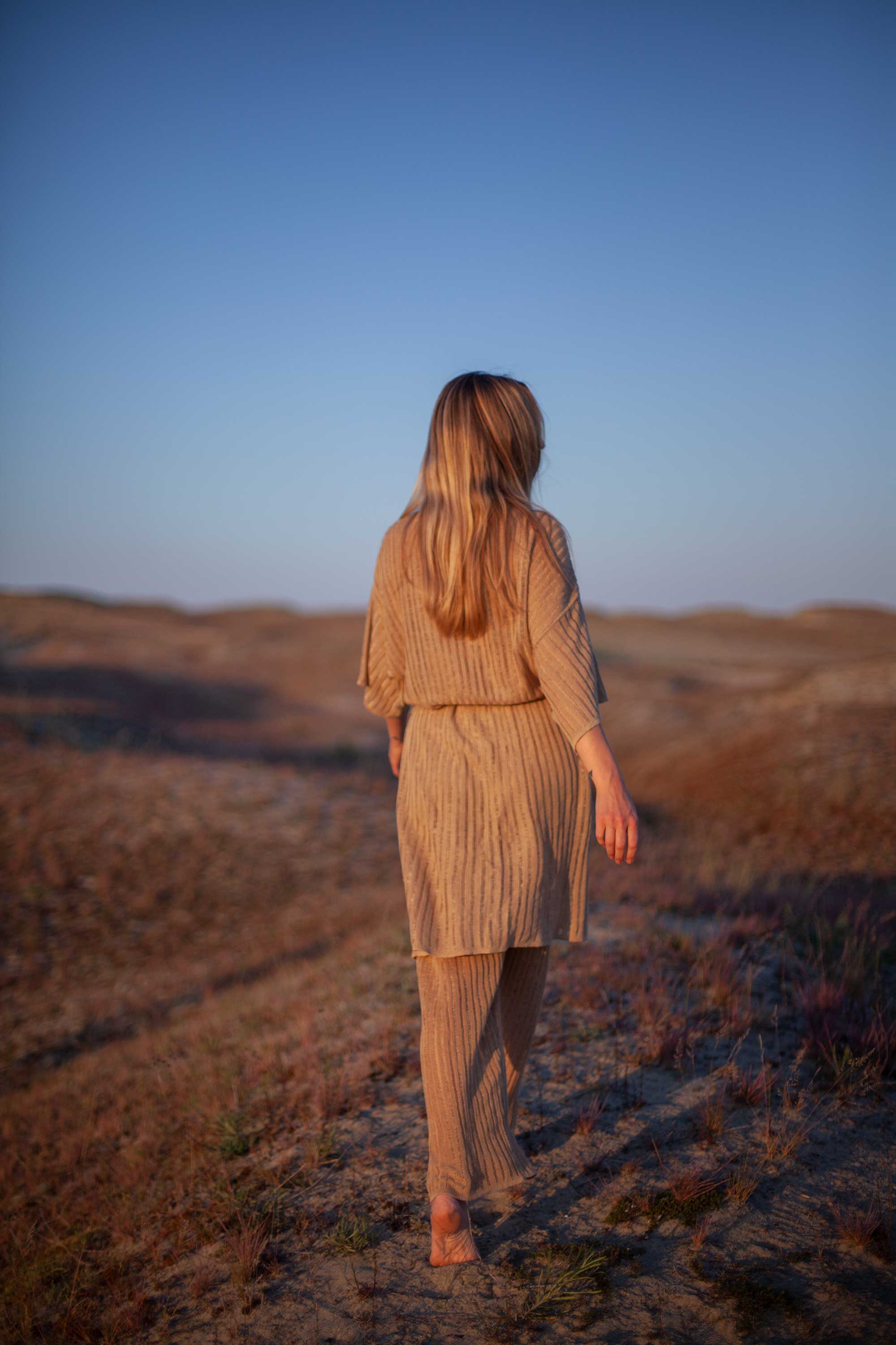 Sole 100% Linen Beach Dress Sand