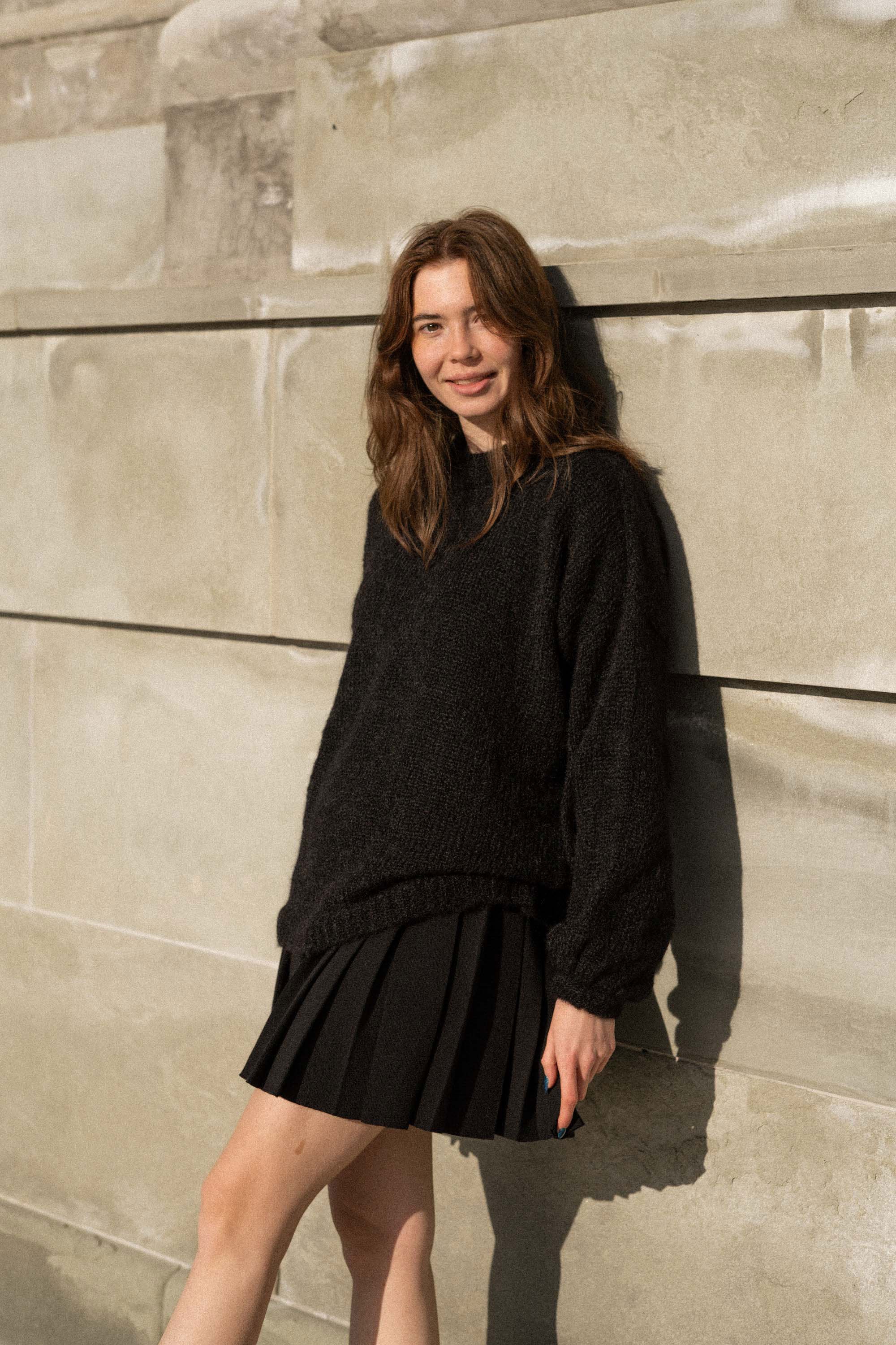 Melody Mohair Jumper Black