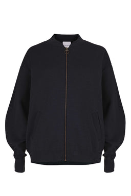 Onda 100% Merino Bomber Jacket Black - image 1