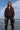 SALANIDA Merino Wool Bomber Jacket in Chocolate Brown | ONDA