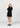 SALANIDA Merino Wool Pleated Mini Skirt in Black | PICCOLO