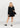 SALANIDA Merino Wool Pleated Mini Skirt in Black | PICCOLO