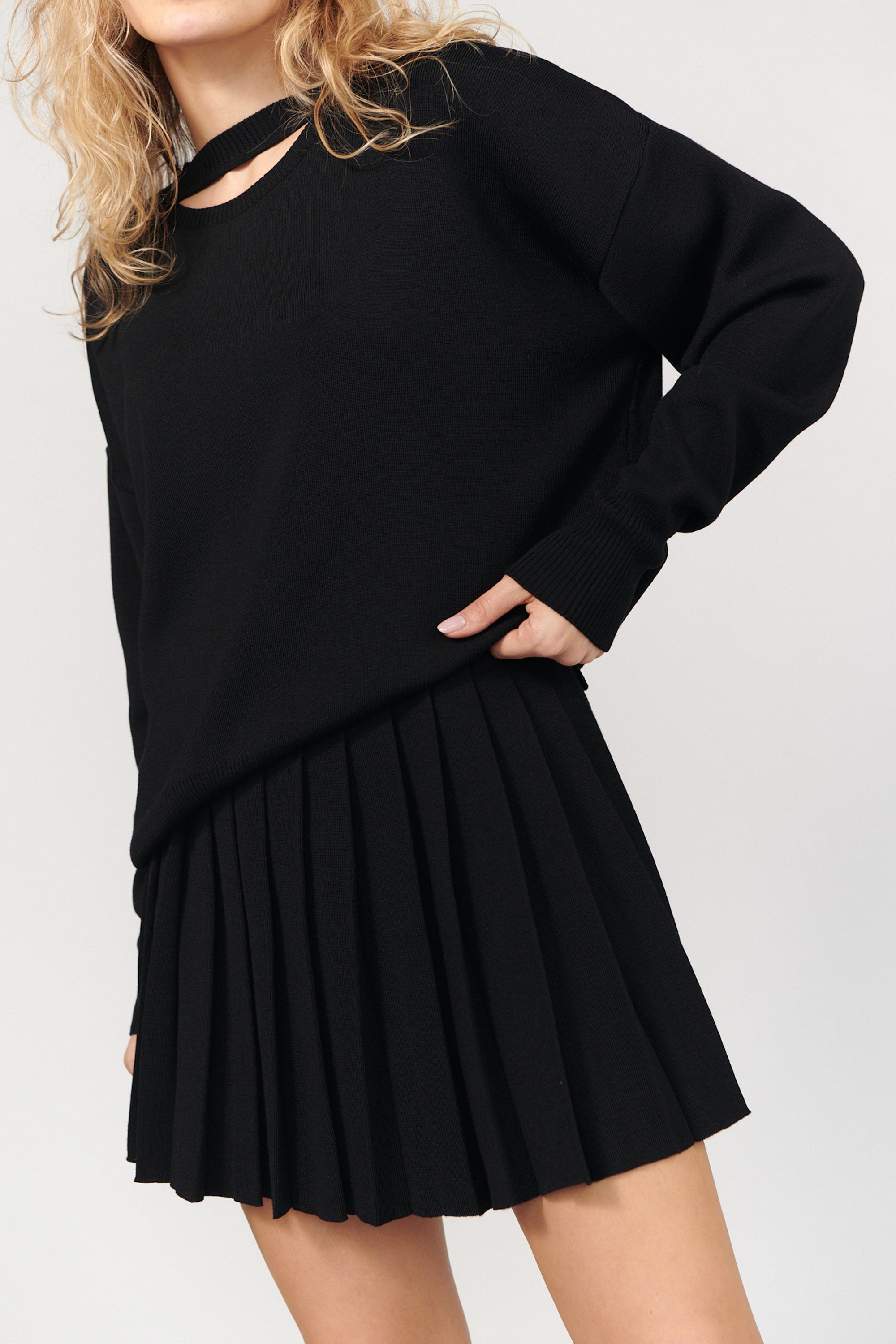 Rotondo 100% Merino Jumper Black