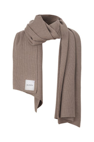 Via 100% Merino Scarf Taupe