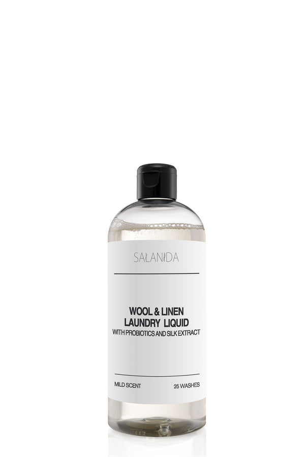 WOOL & LINEN LAUNDRY LIQUID with probiotics and silk extract