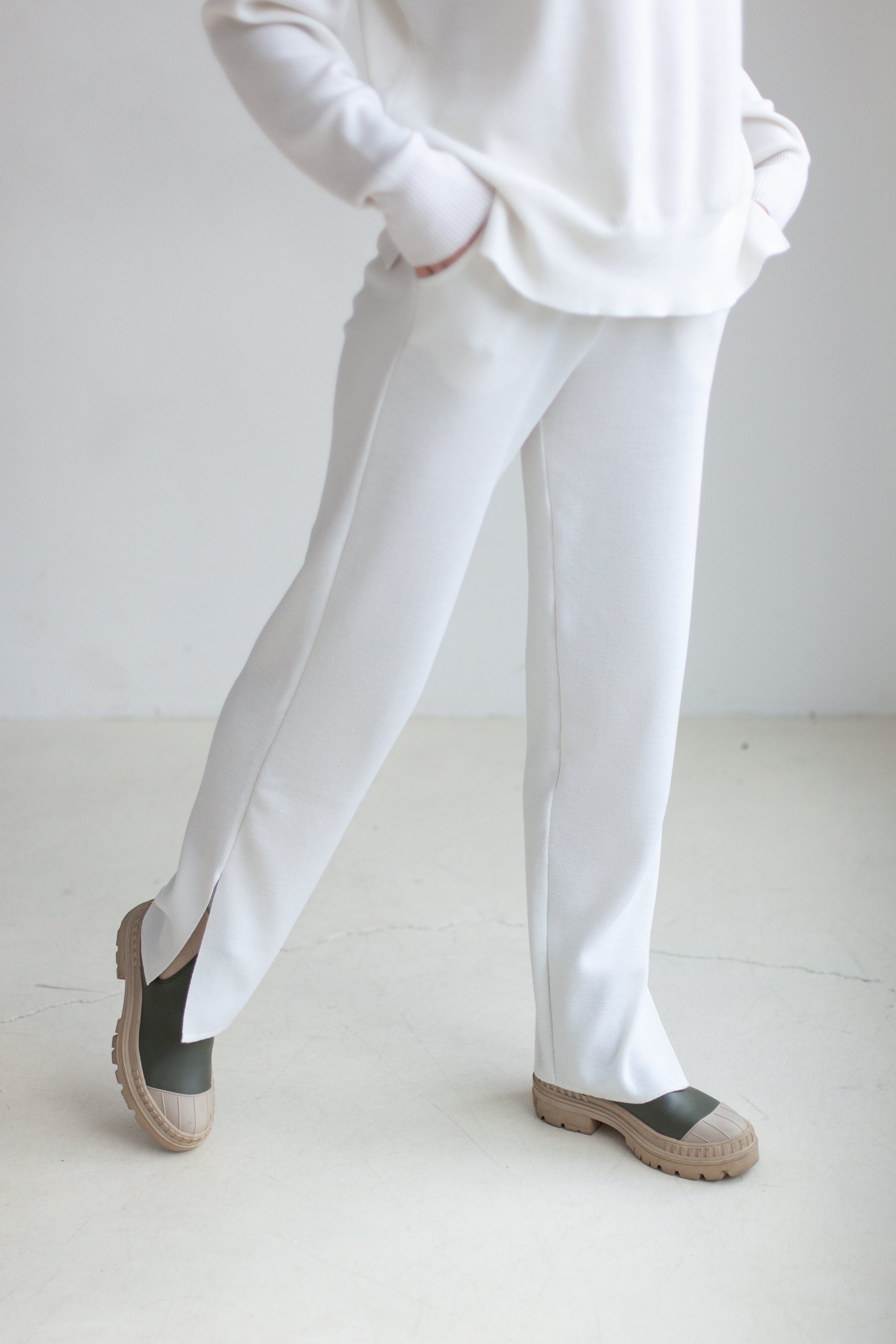 Ora & Rotondo 100% Merino Co-ord in White *Limited Edition*