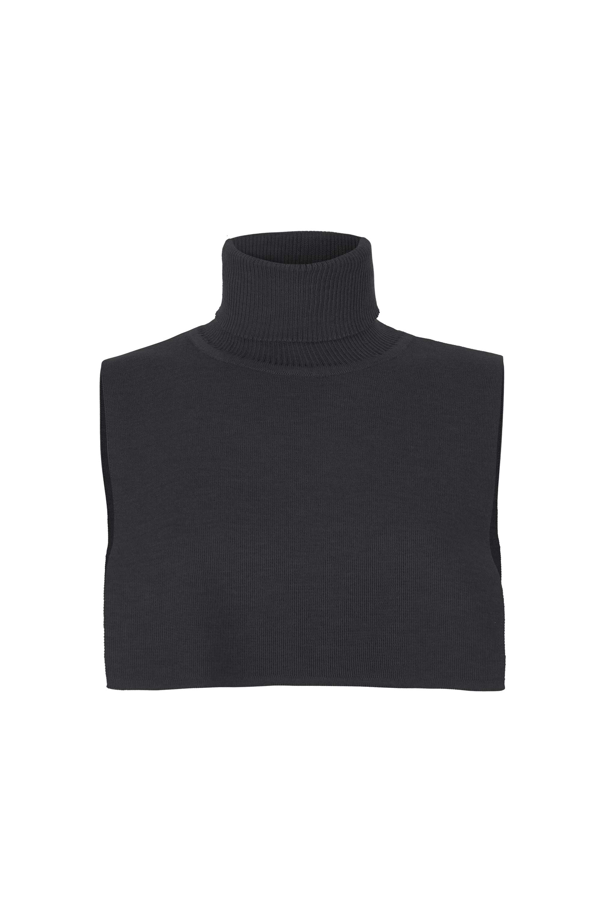 Punto 100% Merino Bib Neck Black