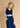 SALANIDA Ribbed Crop Top in Navy | DONNA