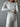 SALANIDA Ribbed Long-sleeve Top in White | BRERA