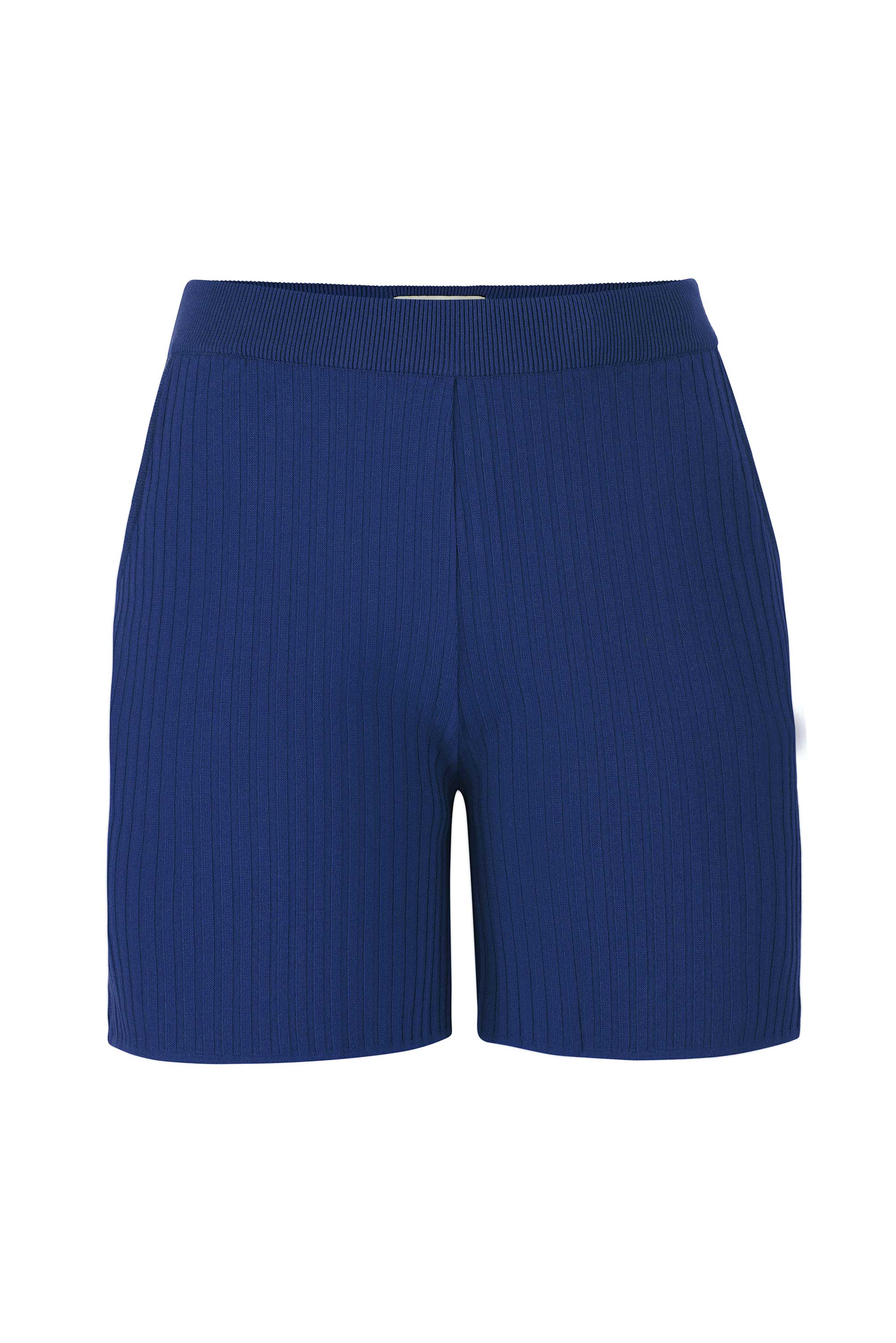 Terra Ribbed Shorts Navy