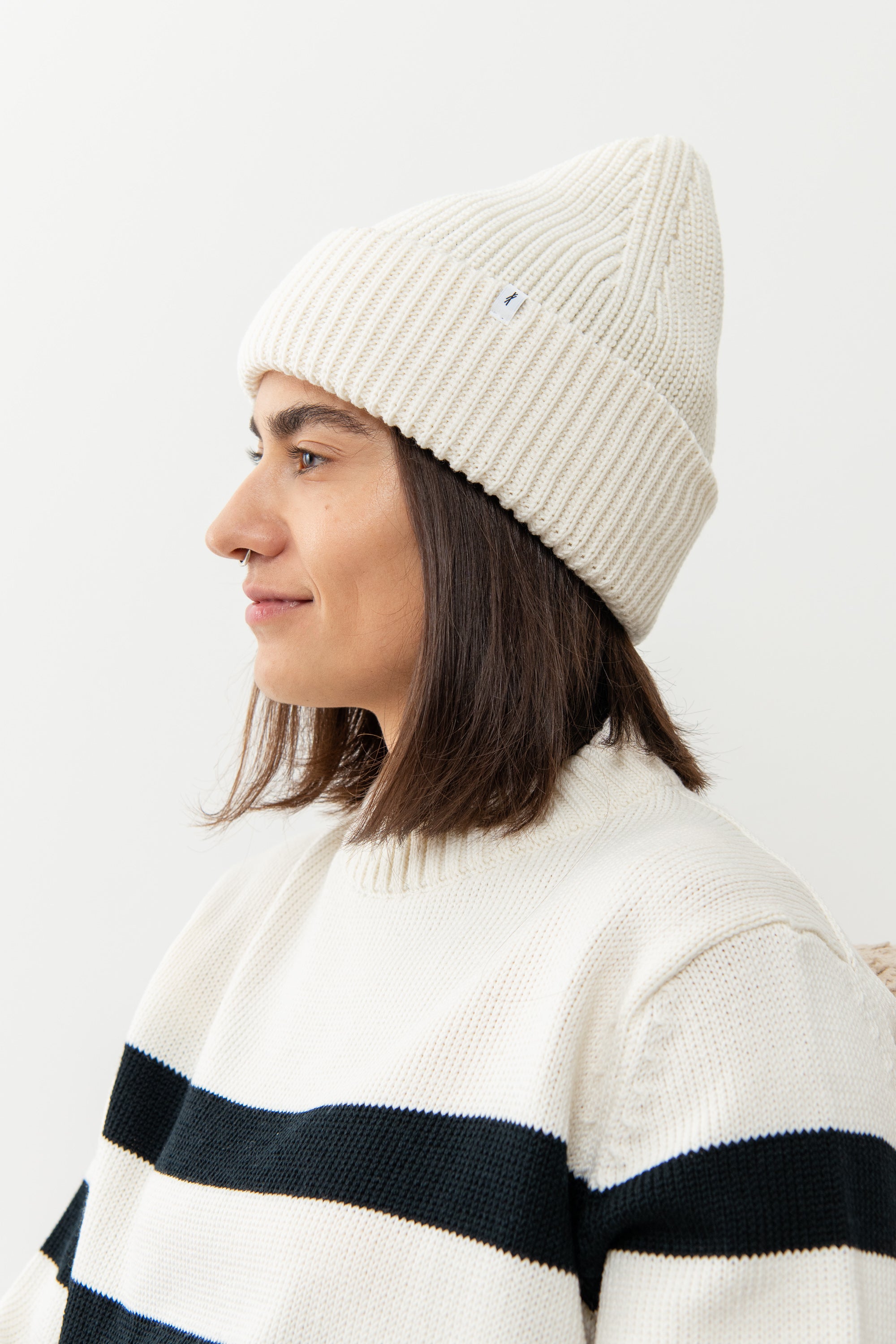 Rotondo 100% Merino Hat White